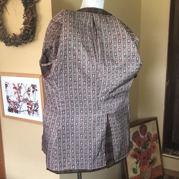 Vintage 60s OSCAR DE LA RENTA Size 39R Luxe Plaid Sportjacket MAD MEN Don Draper - Picture 16 of 16